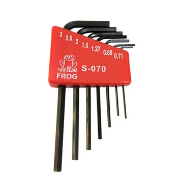 I-WIZ 精密六角板手七支組(英制)