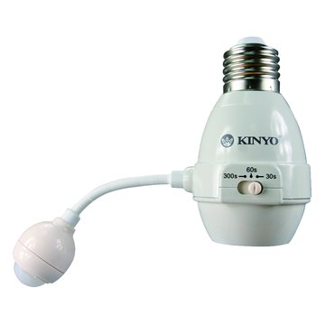 KINYO ASL-711 彎管式轉接感應器(米白)