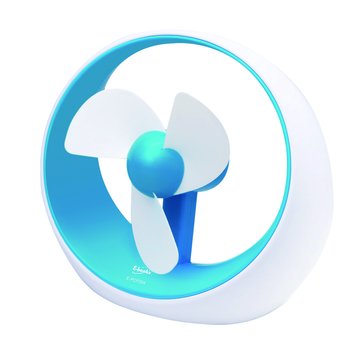 E-books K10 藍-電池/USB兩用安全風扇