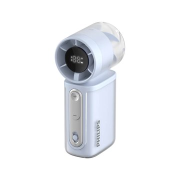 PHILIPS 飛利浦 迷你便攜高速100檔手持風扇-藍ACR2222BPF USB風扇