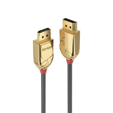 LINDY 林帝 (客訂品)GOLD LINE DisplayPort 1.4版 公/公 2M