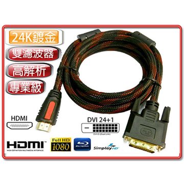 I-WIZ 彰唯 HDMI公-DVI公 2M
