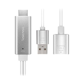 逸盛 MHL/HDMI 影音傳輸線 90CM(附二合一充電線)