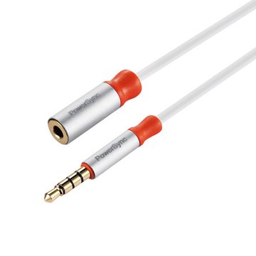 PowerSync 3.5公-3.5母 1.8M高級立體音源傳輸延長線