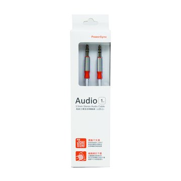 PowerSync 3.5公-3.5公 1M高級立體音源傳輸線