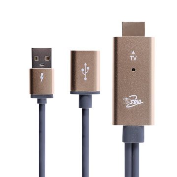 T.C.STAR 升級版 HDMI 手機/平板用 影音傳輸線 3M
