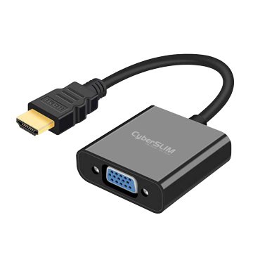 CyberSLIM 大衛肯尼 HDMI公/VGA母 轉換器 HD-V