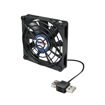 JETART 捷藝USB公母接頭DC5V靜音風扇9公分 DF9225UB