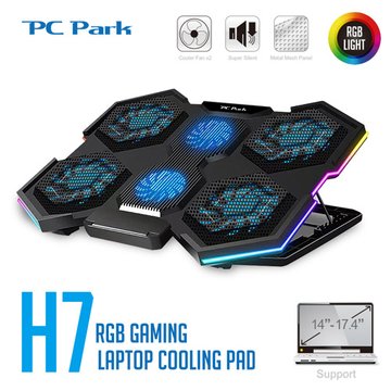 PC Park H7 RGB筆記型散熱座 NB散熱類