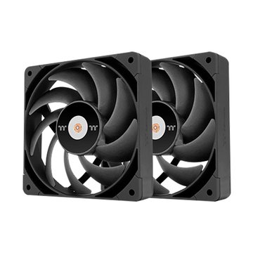 Thermaltake 曜越 (客訂品)鋼影TOUGHFAN 14 Pro高風壓14cm系統散熱風扇 (2入) 系統風扇類