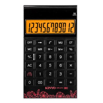 KINYO 金葉 KPE-673/12位元太陽能護眼計算機
