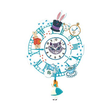  搖擺系列 時鐘 愛麗絲異想鐘(47*30)