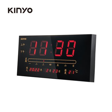 KINYO 金葉TD290 LED數位萬年曆電子鐘 