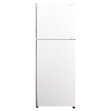 HITACHI R-G409GPW 403L雙門變頻琉璃白冰箱