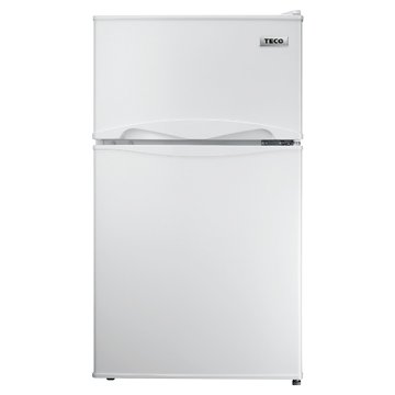 TECO R1001W 100L雙門珍珠白冰箱