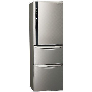 Panasonic NR-C389HV-S 385L三門變頻銀河灰冰箱