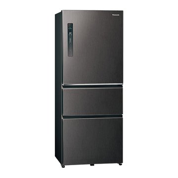 Panasonic  國際牌NR-C501XV-V1 500L三門變頻無邊鋼板絲紋黑電冰箱