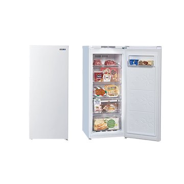 SAMPO 聲寶SRF-125FD 125L直立式變頻風冷無霜冷藏/冷凍櫃(白)