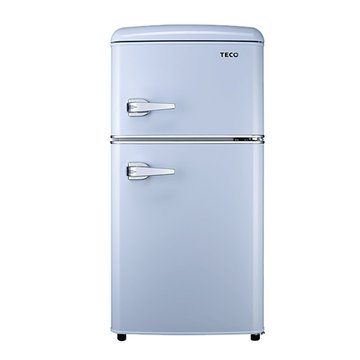TECO 東元 R1086B 86L 雙門復古式天空藍冰箱(客訂排單出貨)