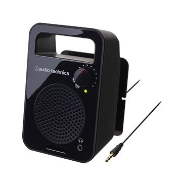 audio-technica 鐵三角單聲道主動喇叭MSP56TV黑