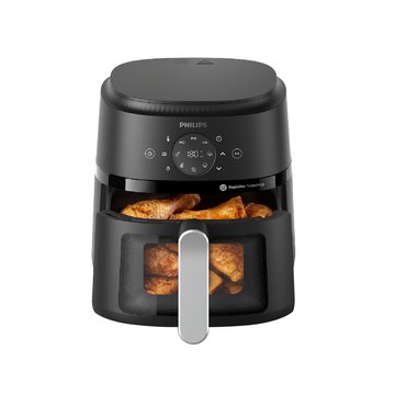 PHILIPS 飛利浦NA221/00 4.2L星樂視透視海星氣炸鍋(黑)