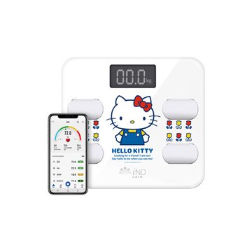 INO KITTY藍芽體重機 白色