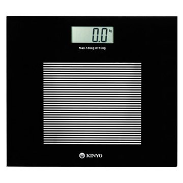 KINYO DS-6583 黑晶電子體重計