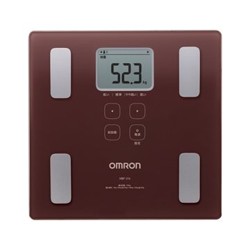OMRON 歐姆龍HBF-214BW 體重體組成計(棕色) (請來店選購)