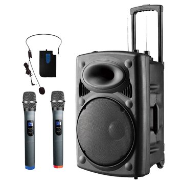  大聲公旗典型12吋無線式多功能行動音箱