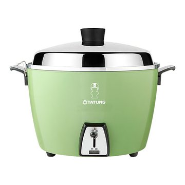 TATUNG 大同TAC-06L-DGU 6人份不鏽鋼配件電鍋(綠)