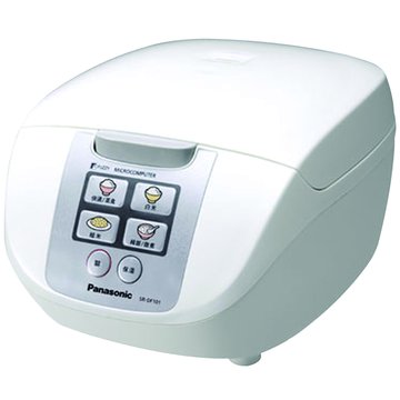 Panasonic 6人份 微電腦電子鍋 SR-DF101 白色