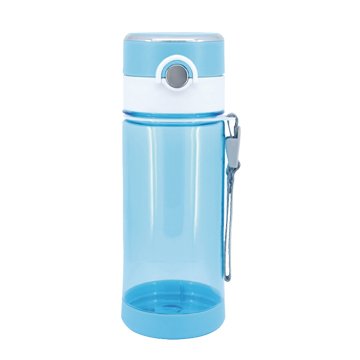 人因 新負離子能量冷熱水壺560ml-水晶藍