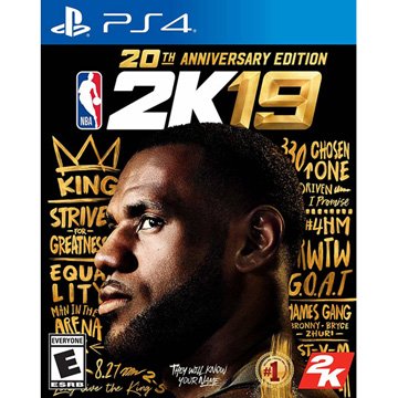 SONY 新力牌 PS4 NBA 2K19 20周年紀念中文版