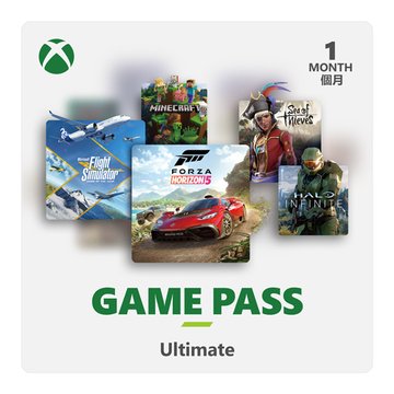 Microsoft 微軟 XBOX Game Pass 終極版 1個月-數位下載版