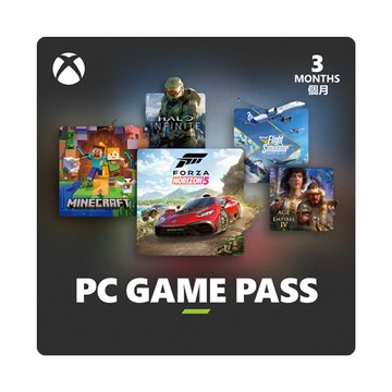 Microsoft 微軟 XBOX Game Pass for PC 3個月訂閱服務-數位下載版