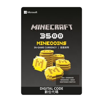 Microsoft 微軟《Minecraft：遊戲貨幣 3500》 數位下載版
