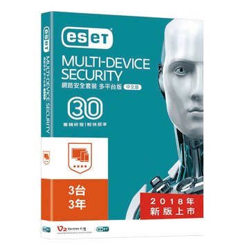 ESET NOD32 ESET 網路安全多平台(11.0) 3台3年