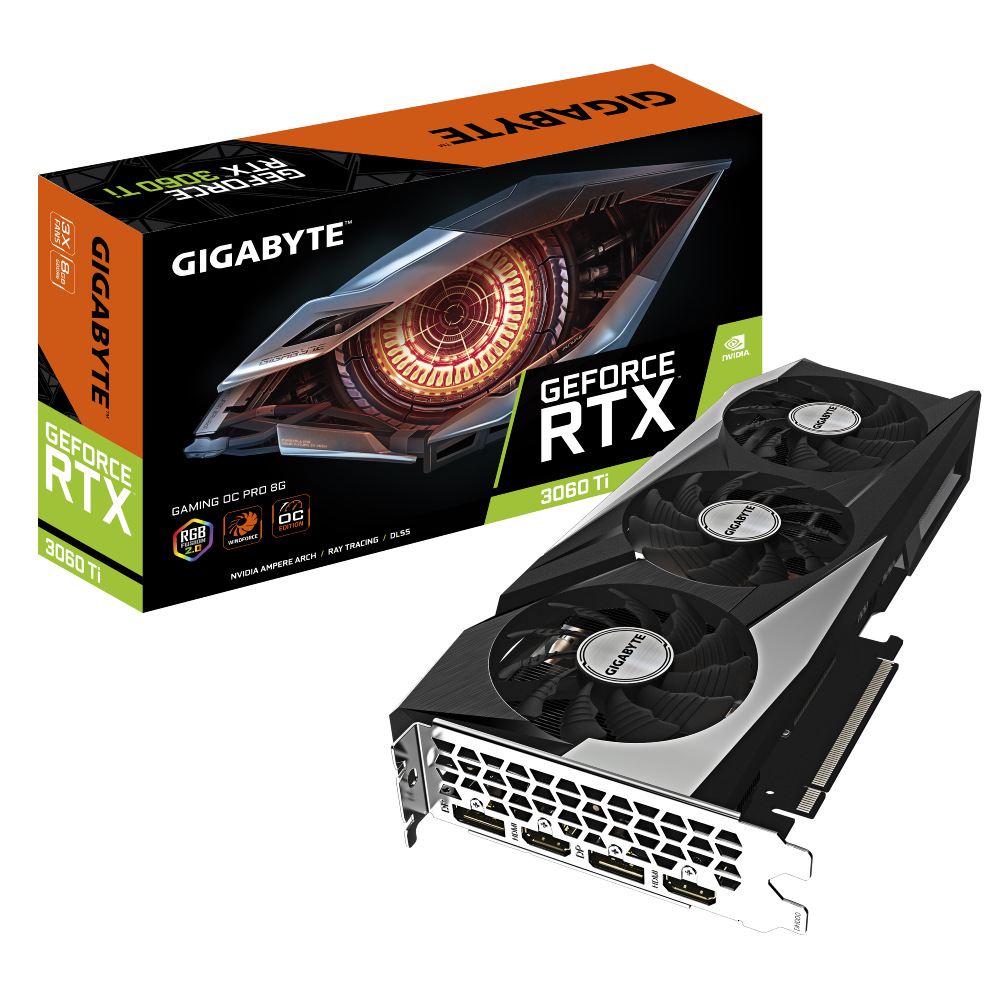 GIGABYTE 技嘉RTX 3060 Ti GAMING OC PRO 8G rev3.0 顯示卡註5｜順發