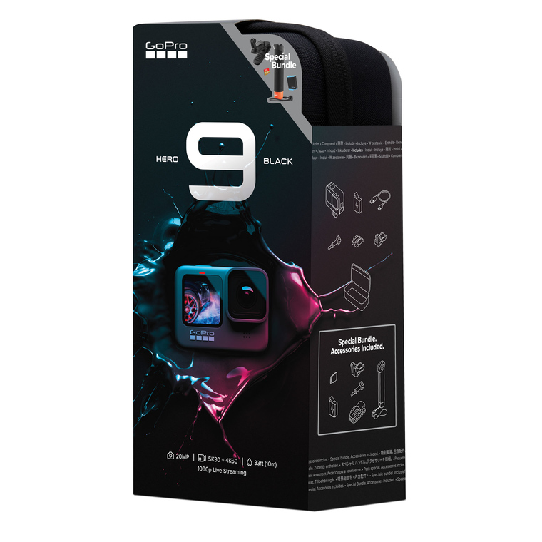 Gopro Hero9黑假日組合 漂浮手把 磁吸旋轉夾 32g 電池 2 Isunfar愛順發3c購物網