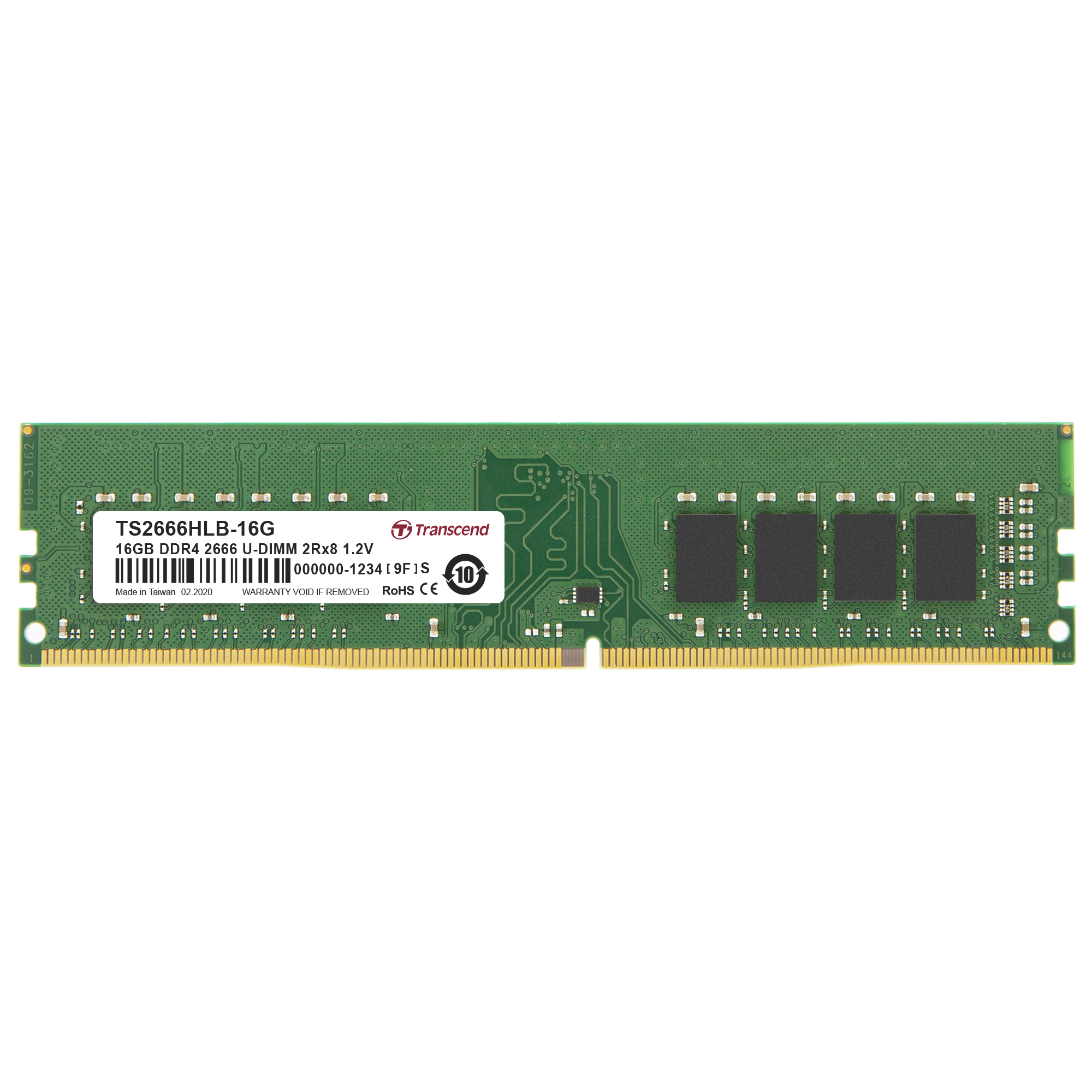 Transcend 創見TS DDR4 2666 16G PC RAM 記憶體｜順發線上購物