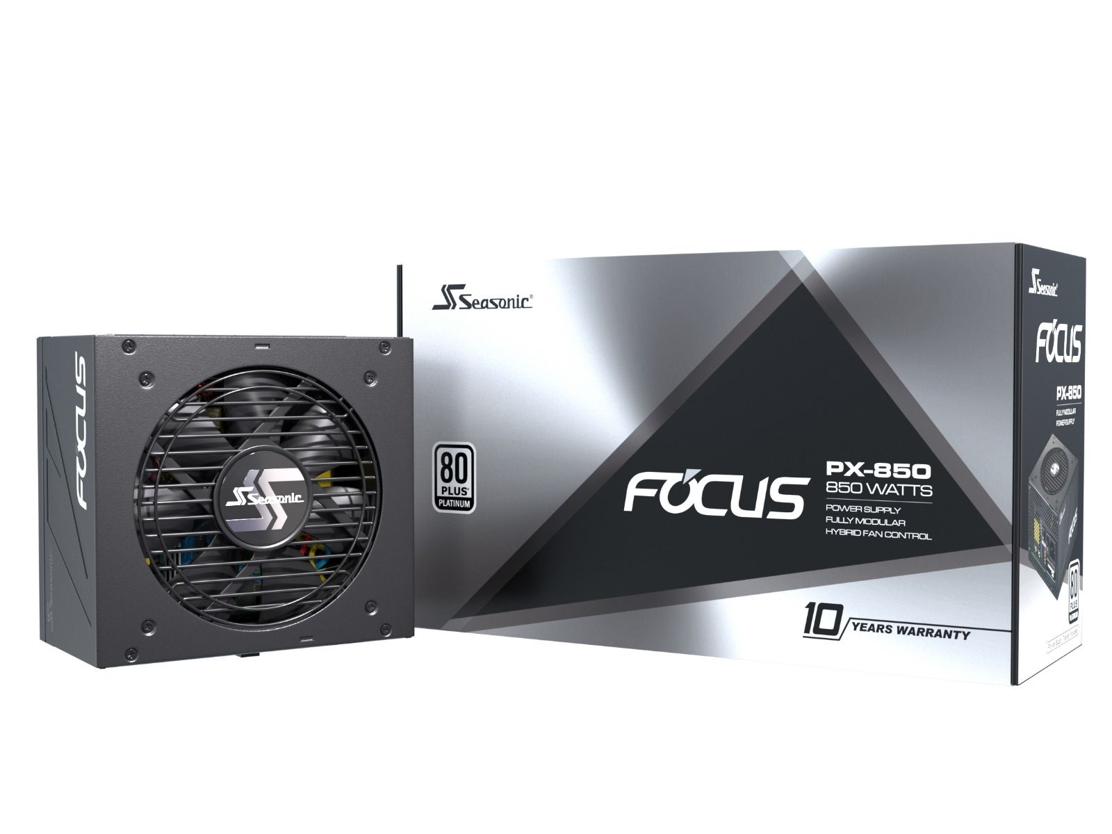 Seasonic 海韻Focus PX-850/80+白金全模電源供應器/10Y｜順發