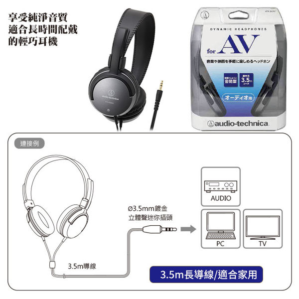 audio-technica 鐵三角ATH-250AV(銀)動圈型耳機(福利品出清)｜順發線上購物