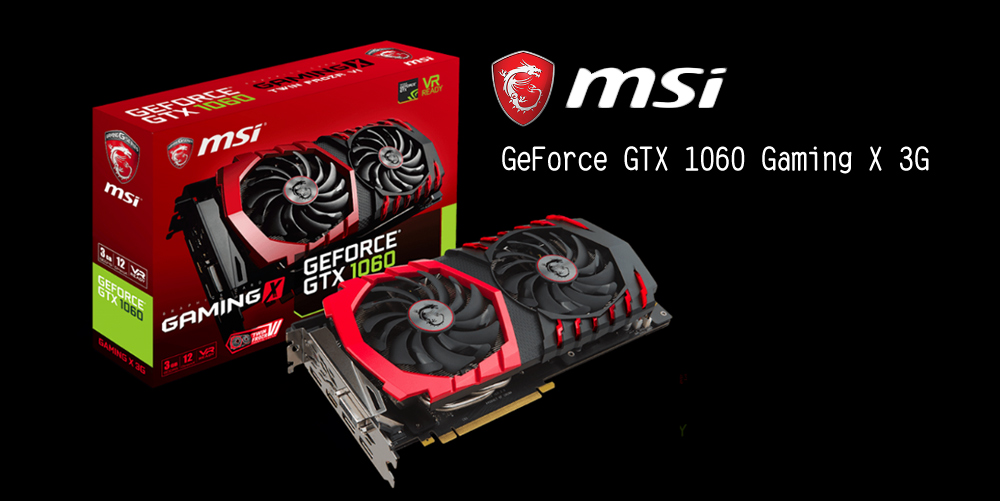 MSI 微星GeForce GTX 1060 Gaming X 3G PCI-E｜順發線上購物